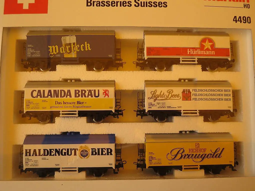 Märklin H0 Wagenset Schweizer Brauereien, Art. Nr. 4490