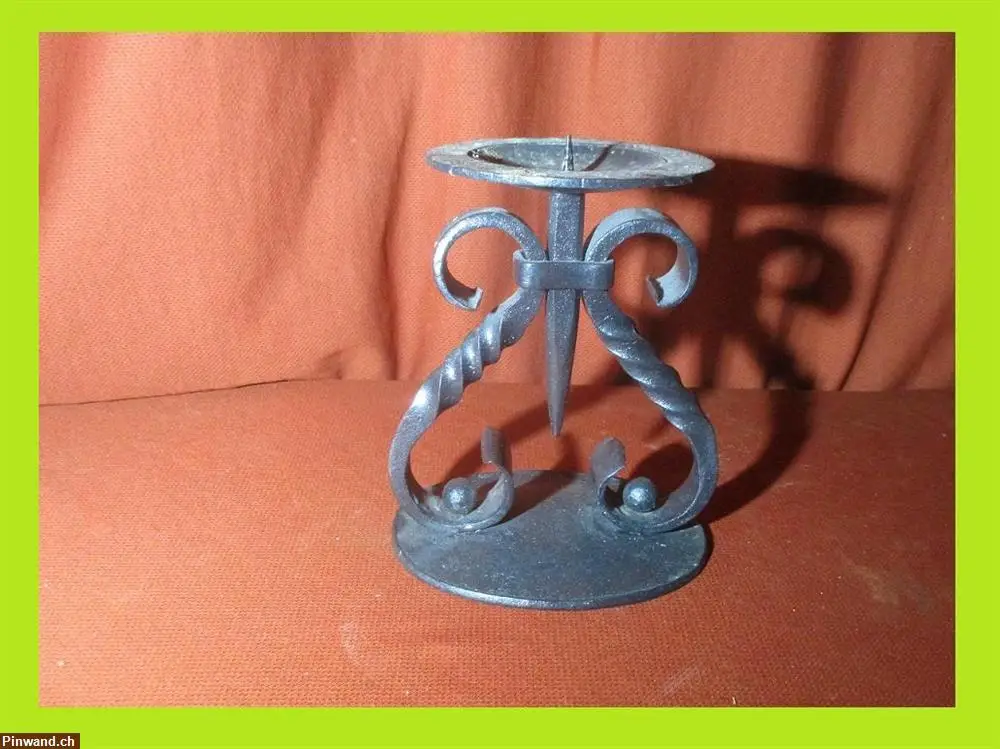 Kerzenständer aus Metall schwarz, zu verkaufen