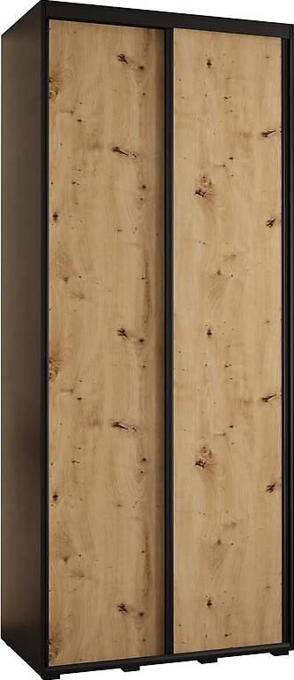 MEBLE KRYSPOL Davos 1 100 Schlafzimmerschrank mit Zwei Schie