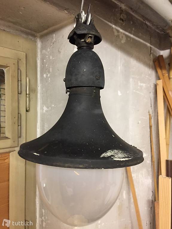 Antiquität Industrie Leuchte Kandem Leipzig - Nr. 336b