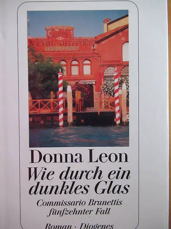 donna leon . wie durch ein dunkles glas