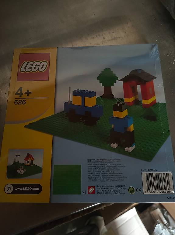 6x Lego Grundplatte Art. 626