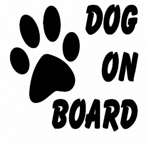 Dog on Bord - Autotattoo