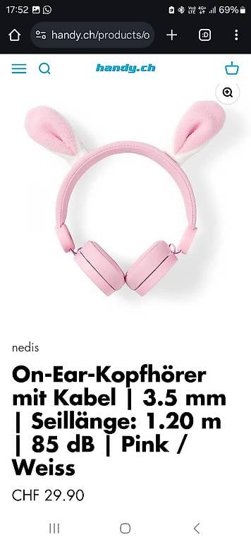 Nedis Kopfhörer Kinder