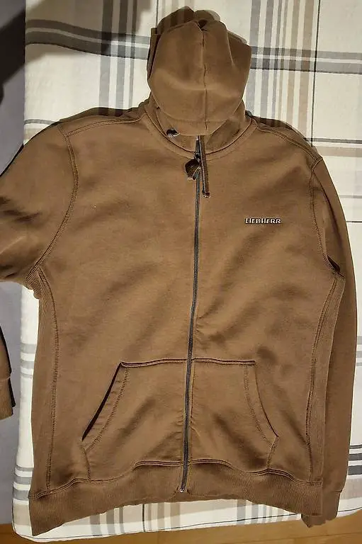 Sweatjacke XL braun LIEBHERR neuwertig