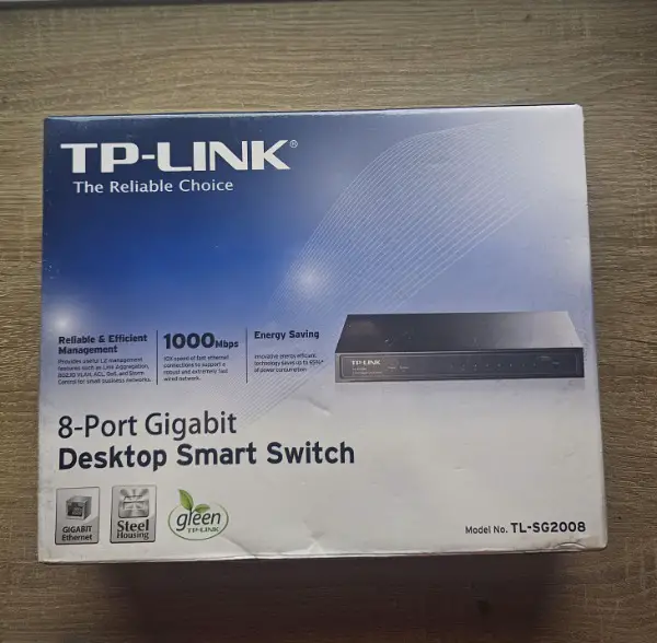 TP Link 8 Port Gigabit Desktop Smart Switch