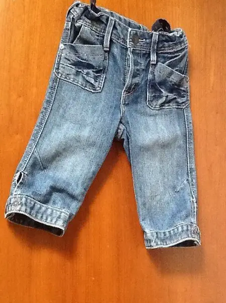 Bermuda jeans per bambina tg. 104
