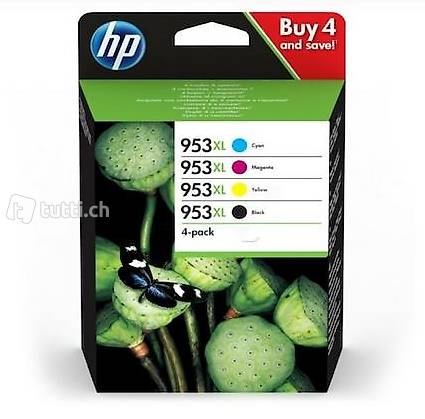  multipack 4 x hp-953 xl / hp953 xl - original patronen