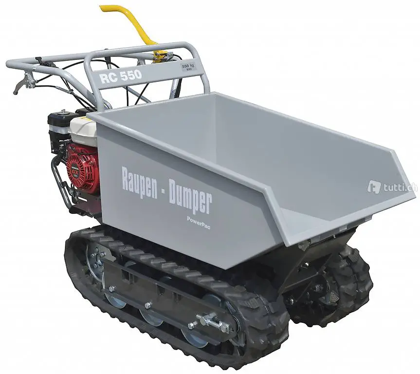  Raupen-Dumper Typ RC550, Honda GX160, 5.5PS, hydr. Auskippung