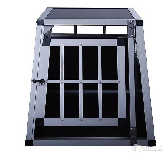  Alu Hundebox klein schwarz