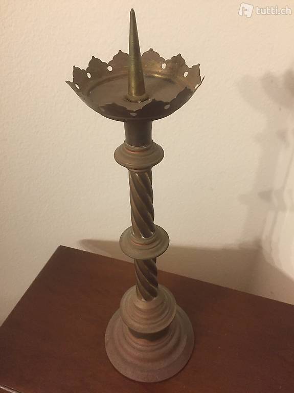 Antikes Kerzenständer Messing