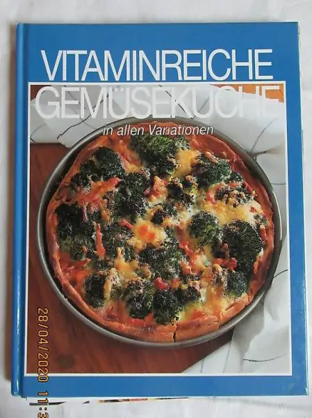  Kochbuch, VITAMINREICHE GEMÜSEKÜCHE in allen