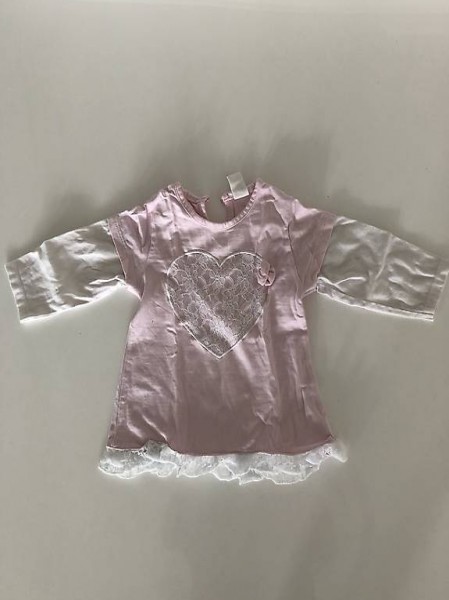 Baby Shirt Herz Grösse 74