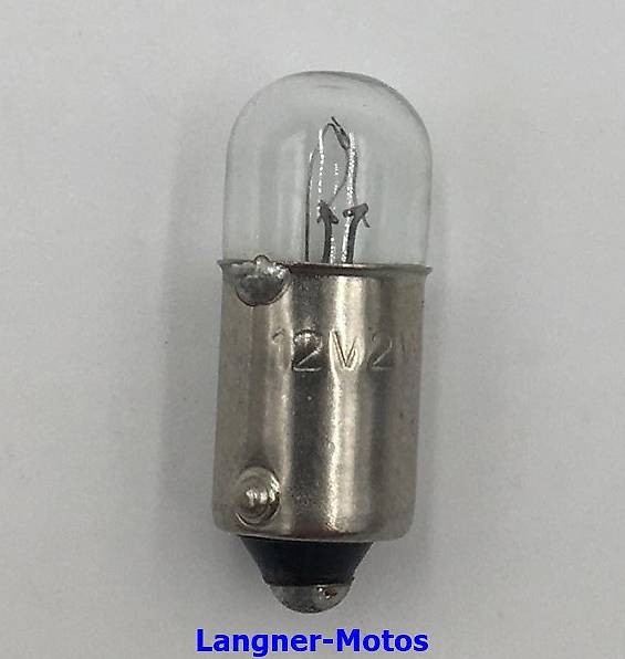 Glühlampe BA9S 12 Volt 2 Watt Tachobeleuchtung Vespa PX -200