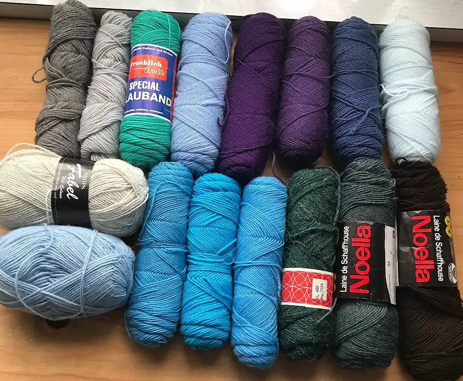 Sockenwolle gemischt