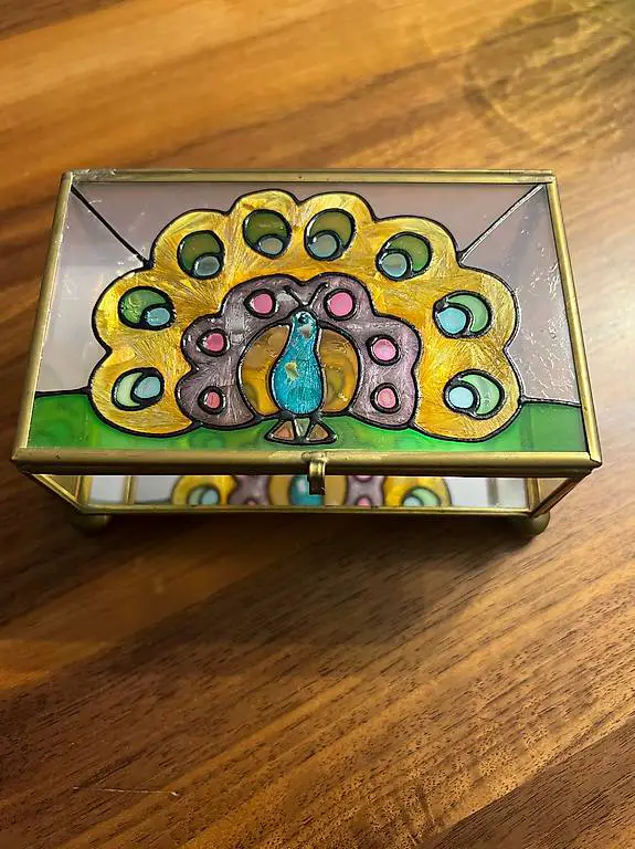 Schmuckschatulle aus Glas