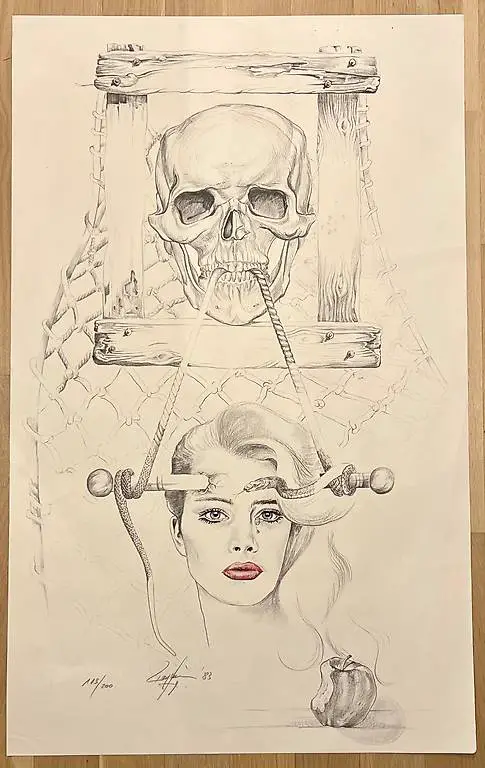 Rolf Knie (1949) MYTHOLOGIE II, originaler Offsetdruck