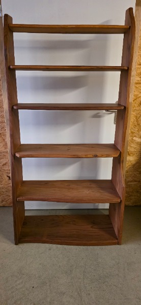 Unikat einzigartiges Bücherregal aus Mammut- Baumholz