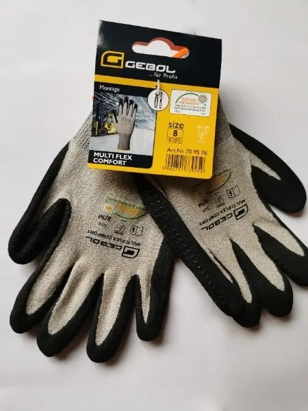 NEUE Gebol Multiflex Comfort Gr.8, Cut II, atmungsaktiv ÖKO