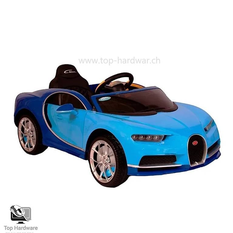 Elektro-Kinderfahrzeug Bugatti Chiron Blau