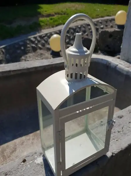 Laterne Max höhe 33cm tiefe 11,7cm breite 18,4cm