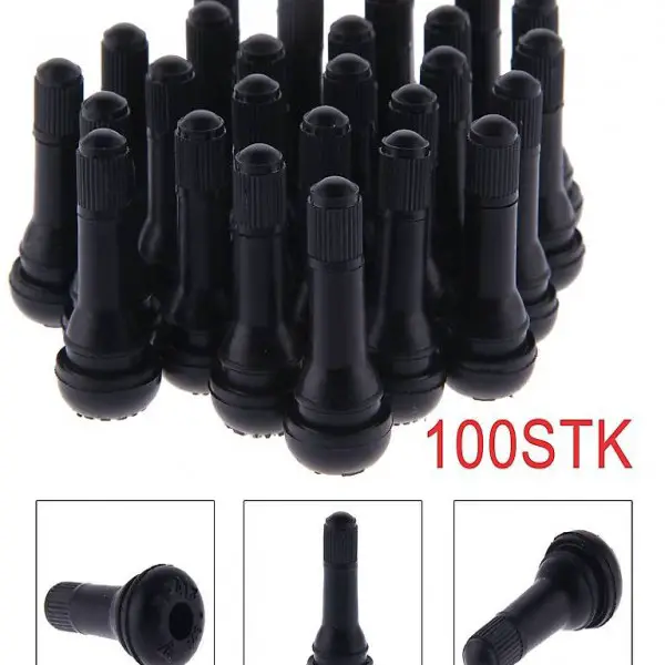  100 x Gummiventile TR414