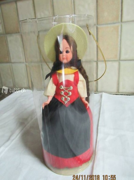  Trachtenpuppe, Puppe, mit Tracht, Kanton AG