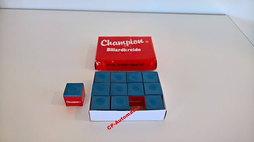 Champion Billard-Kreide Blau - Preis pro Kreide