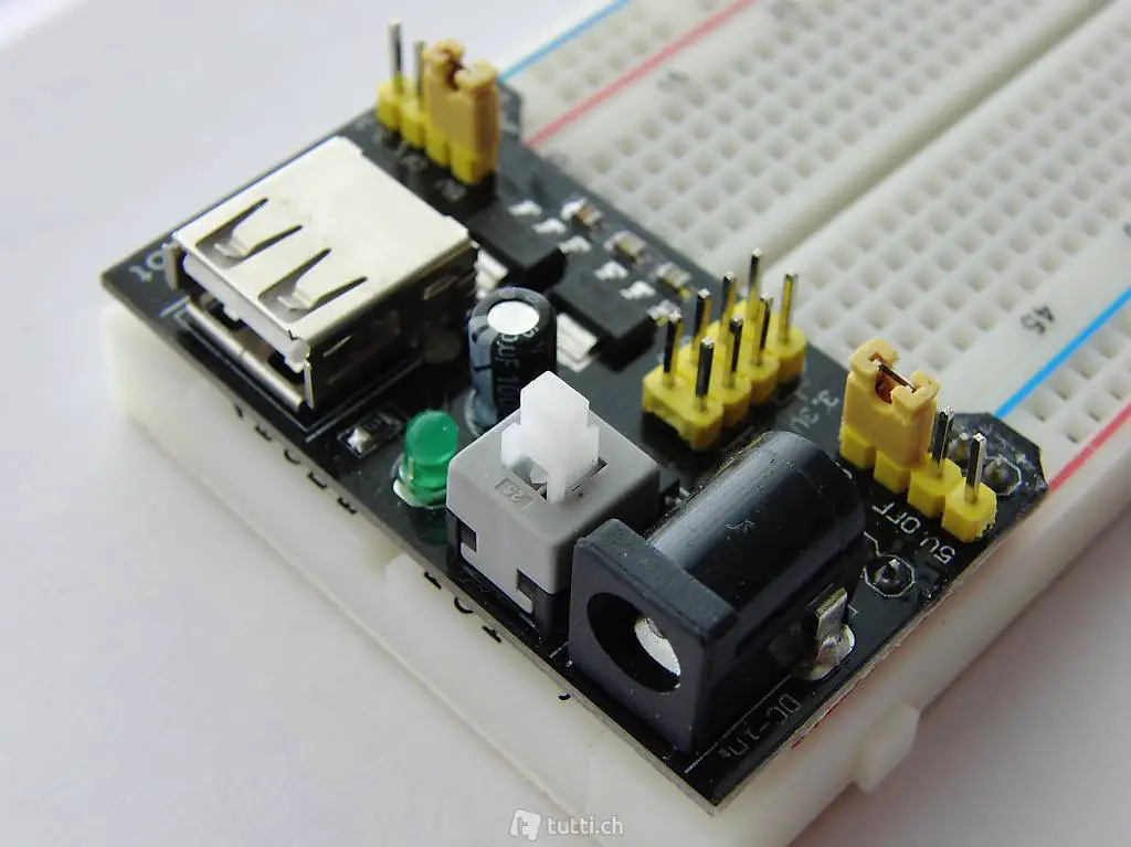 Power Supply Stromversorgung für Breadboard MB102