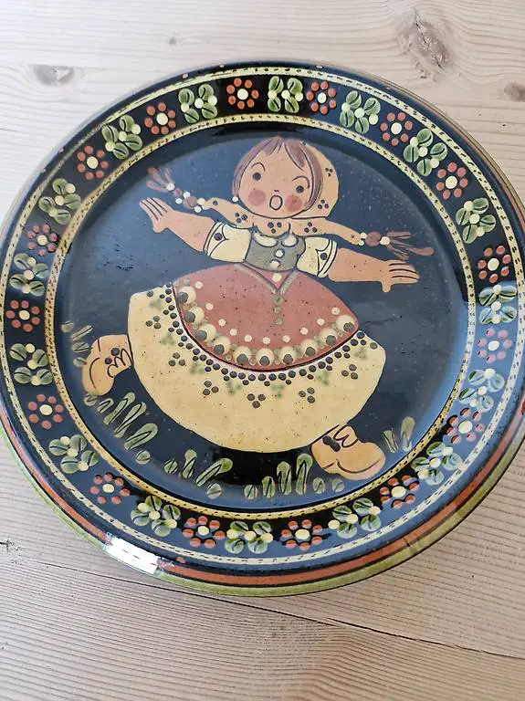 Teller Bauernmalerei Deko WA
