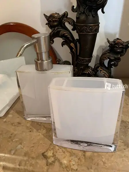 Seifenspender Zahnbecher Set