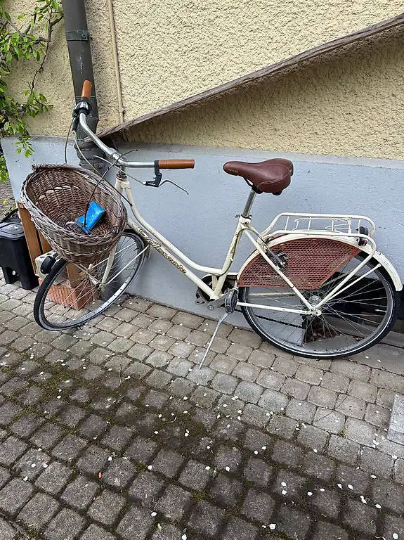 Vintage Damenvelo für gemütliche Ausflüge