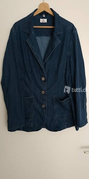 Jacke aus Jeans Gr. 46