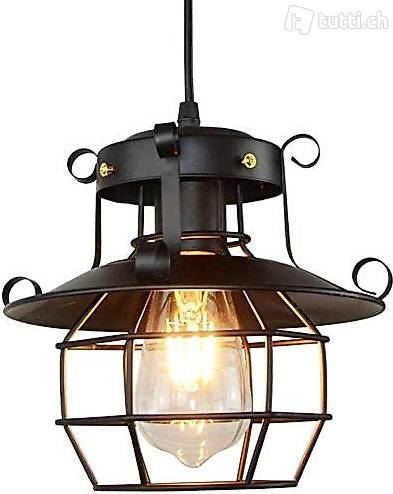  Pendellampe, Vintage Pendelleuchte im Industrial Design