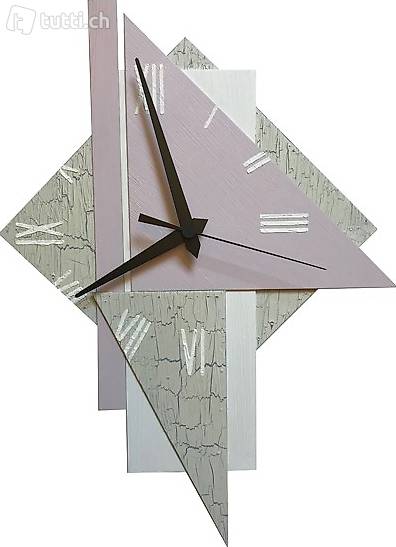 Yocto 5807 Wanduhr Vintage Retro aus Alu