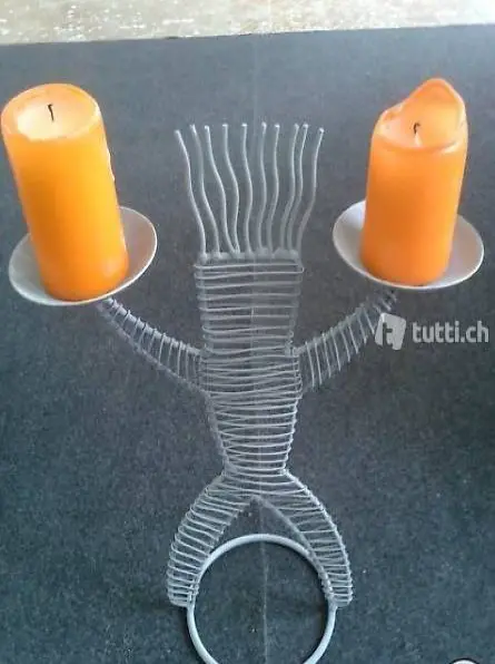Kerzenständer 2 er (Handarbeit)
