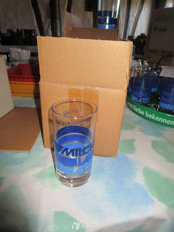 Milch Gläser laite, late milch 3dl und 2dl