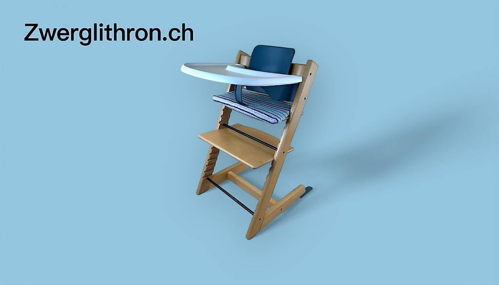 Stokke® Tripp Trapp inkl. Babyset, Kissen & Tray / Buche