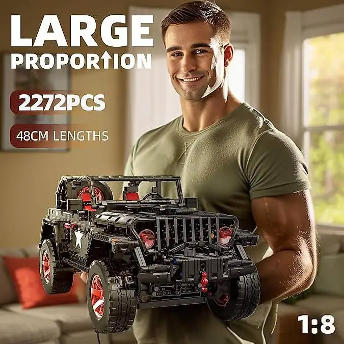 Offroad Geländefahrzeug Bausatz 2272 Teile