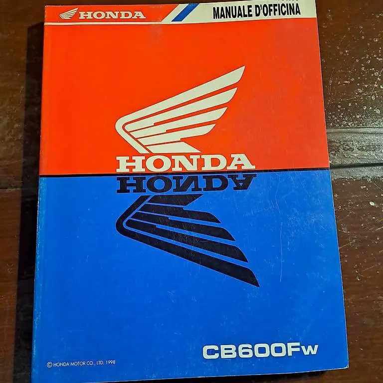 Manaule di officina Honda CBF600Fw in Italiano
