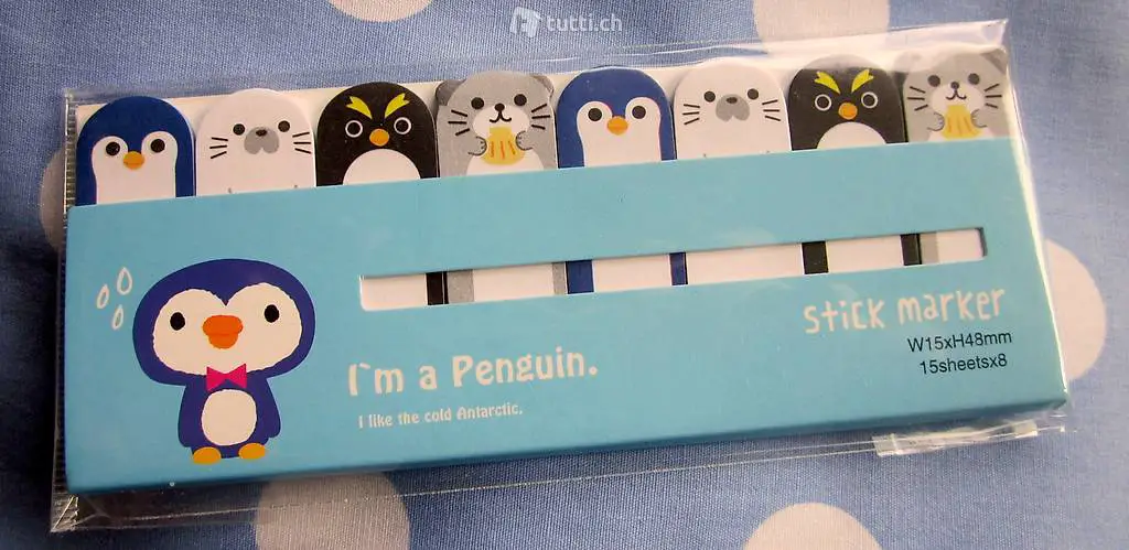 Post-it "I"m a Penguin" - stick marker (P44)