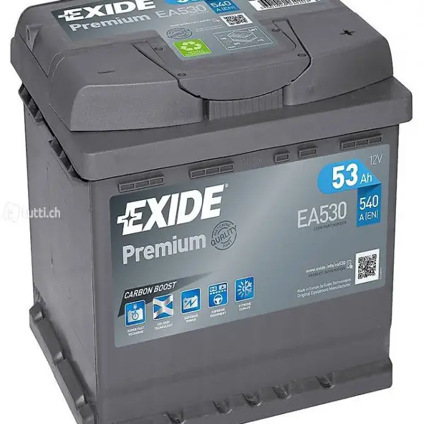 Batterie Exide Carbon Boost 12V 53Ah