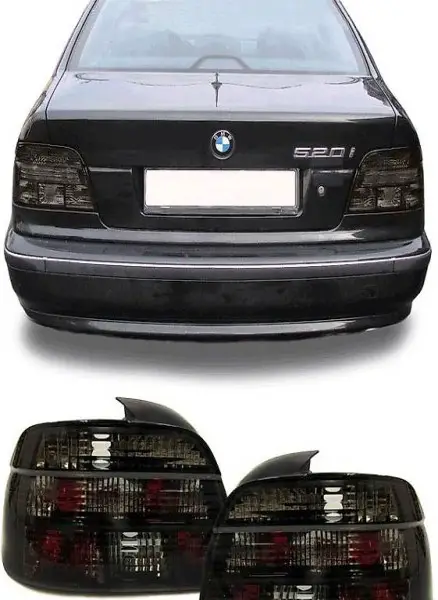  KLARGLAS RÜCKLEUCHTEN SCHWARZ, BMW 5ER E39 Limousine 95-00