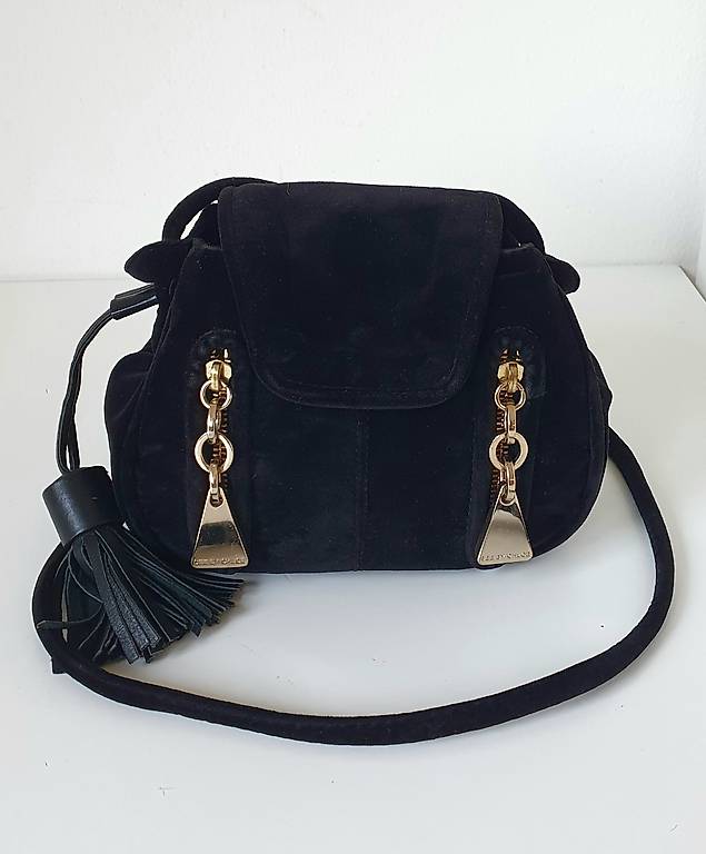 See By Chloe Plüsch Crossbody Tasche Schwarz