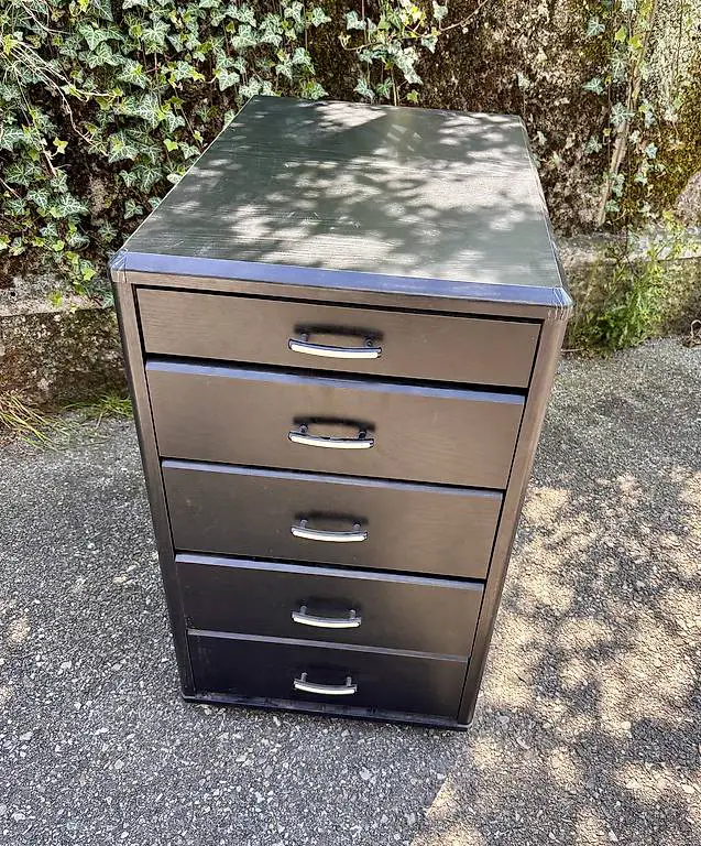 Schubladenstock schwarz 44x64x73cm