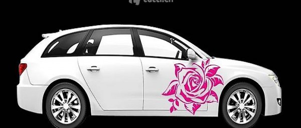  Rose Aufkleber für Wände, Türen und Autos
