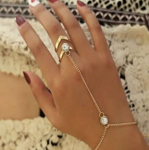  Orientalischer Handschmuck "Sarawati"