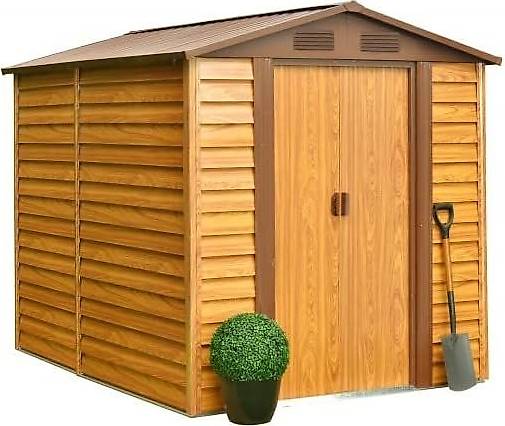 Gartenschuppen aus Metall 195x236x209 cm