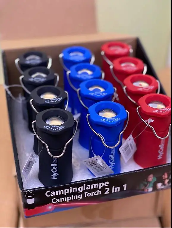Restposten Campinglampe 12 stk