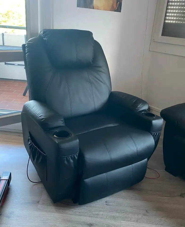 Fernsehsessel Massagesessel mit Liegefunktion & Heizung